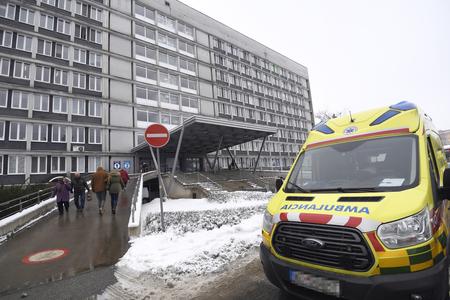 L. Pasteur University Hospital in Košice photographed on December 15, 2022.