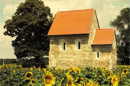The small village that contains a famous pre-romanesque church
