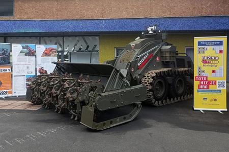 The Božena demining system.