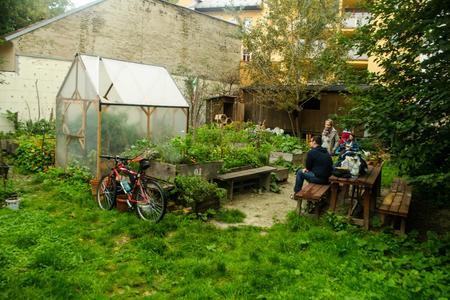 Community gardens have become popular in Bratislava.
