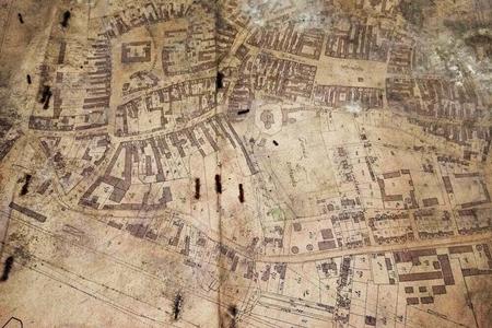 The old map of Nové Mesto Nad Váhom.