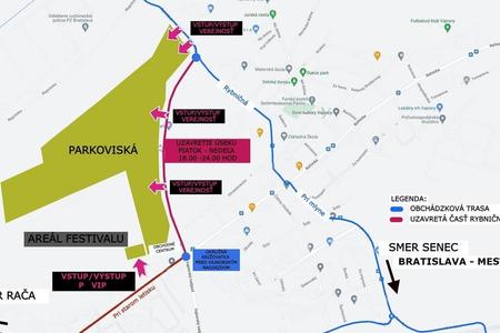 Planned traffic restrictions in Bratislava during the weekend.