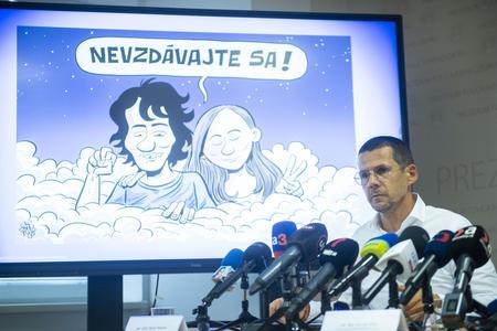 Police chief Štefan Hamran on August 17, 2023.