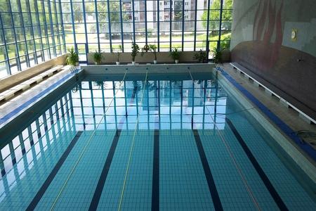 The swimming pool of Slovnaft in Vlčie Hrdlo.