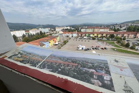 A view from the Stropkov church tower.