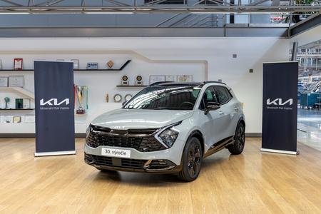The anniversary edition of Kia's Sportage model, which is being produced in Teplička nad Váhom, Slovakia.