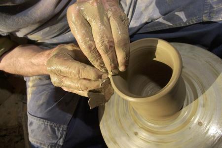 The making of the Pukanec pottery.