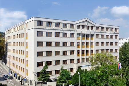 The Slovak Foreign Ministry building in Bratislava.