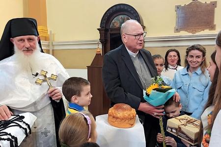 Зустріч кардинала католицької церкви США з українською громадою