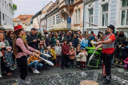 The Dobrý Trh open air market.