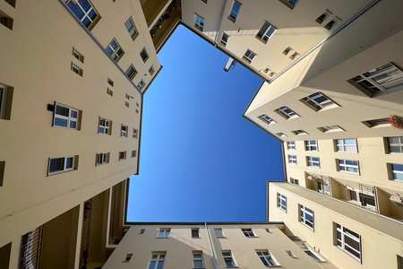One of many Bratislava courtyards.