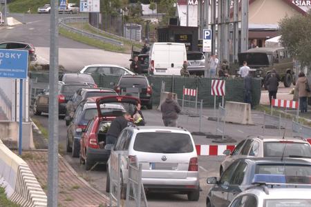 The Čirč - Leluchów border crossing on Oct. 4, 2023.