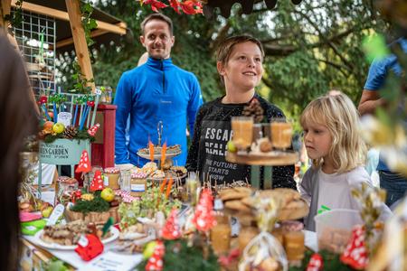 The atmosphere at the Apple Feast in Modra.