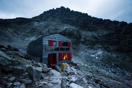 The Chata pod Rysmi mountain hut.