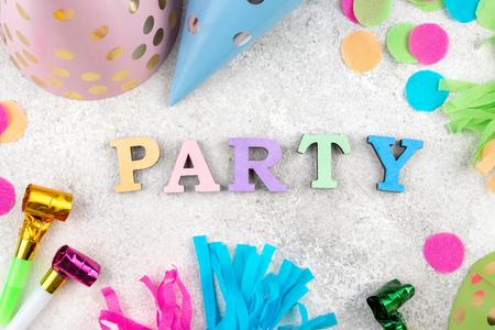 Fortunately everyone understands the word party.