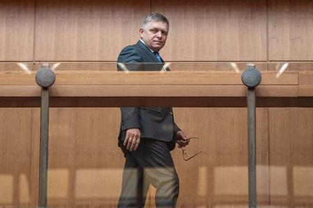 Robert Fico at the Government Office. 
