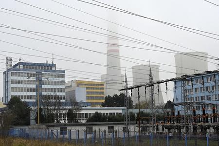 The Vojany coal-fired power plant.