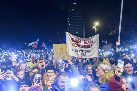 Protest in Bratislava.