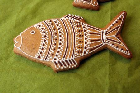 Fish medovnik for Christmas