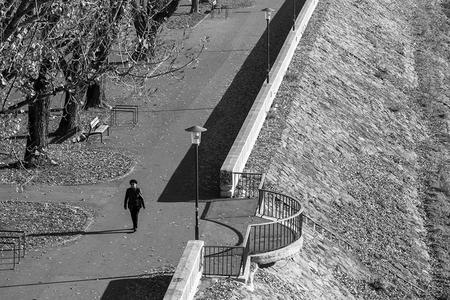 The view from the Lanfranconi Bridge.