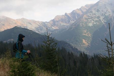 Hiking on Mount Babky in the Western Tatras in October 2024.