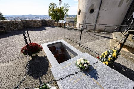 The canonical crypt in Nitra opens once a year. 