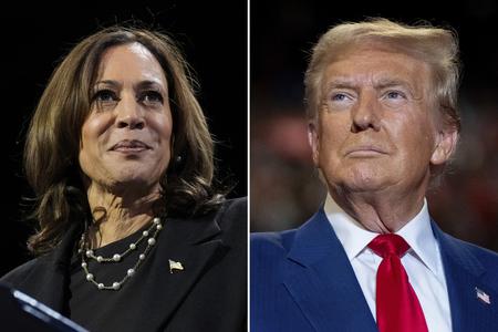 US presidential candidates: Kamala Harris and Donald Trump.