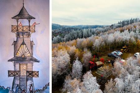 The design of a new Kysuce lookout tower.