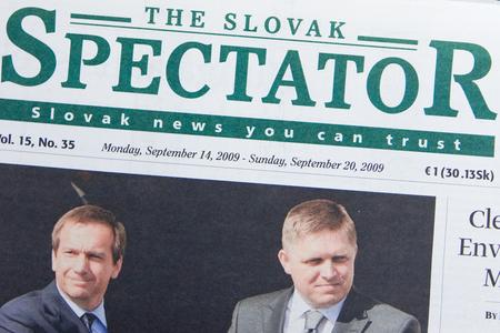 The September 2009 issue of The Slovak Spectator.