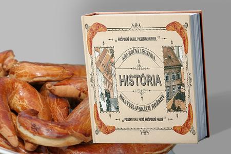 The book covers the 400-year-plus history of Bratislava rolls.