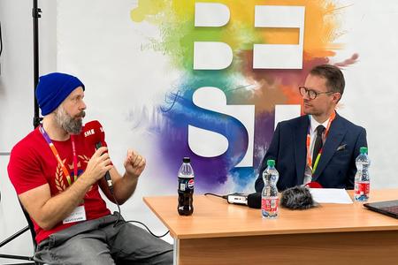 Peter Bročka with James Thomson
