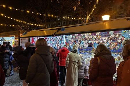 Hviezdoslavovo námestie at Christmas.