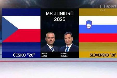 Slovakia’s flag was mistakenly replaced with Slovenia’s during the Czech television broadcast of a Czechia-Slovakia game in Canada on December 30, 2024.