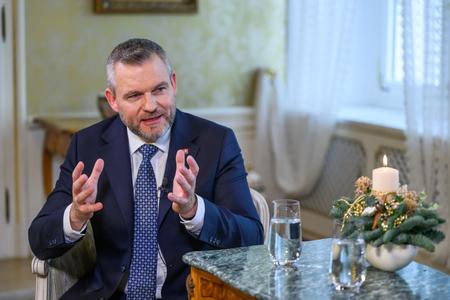 Slovak President Peter Pellegrini.