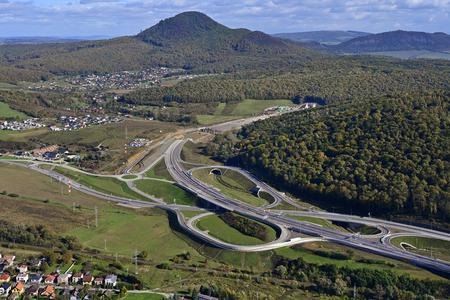 The construction of the Prešov bypass in October 2024.