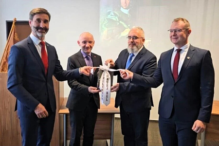 MFA Juraj Blanár and the controversial authors of the Matej Bel collection. 