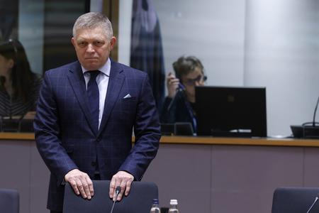 Прем'єр-міністр Роберт Фіцо в Брюсселі.