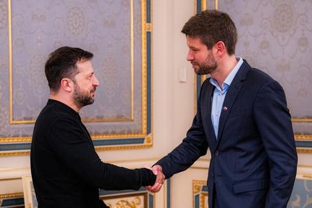 Michal Simecka and Volodymyr Zelenskyj met in Kyiv