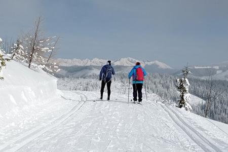 The highest cross-country skiing trails in Slovakia, located on the Čertovica mountain pass. 