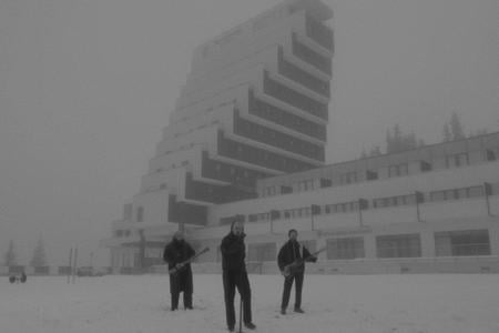 A still from Molchat Doma's Live at Panorama Hotel video