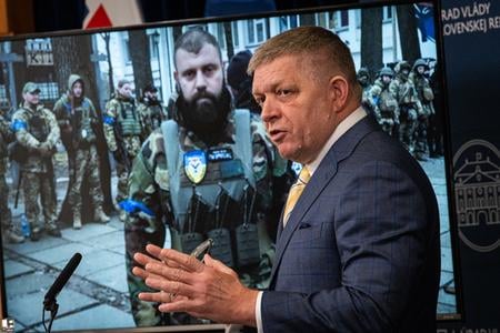 Robert Fico shows the man he believes to be behind a coup that he's been talking about for over a week.