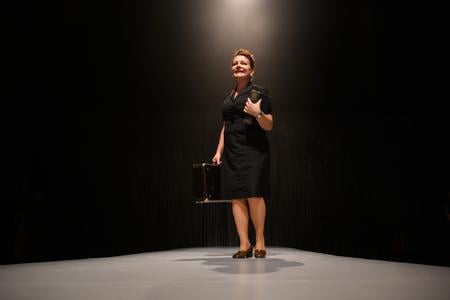 Anikó Vargová in the Bratislava Heart play.