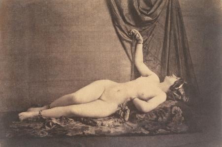 A female nude from the mid-19th century.