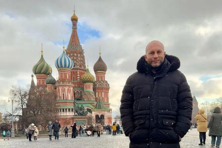 Michal Djordjevič in Moscow.
