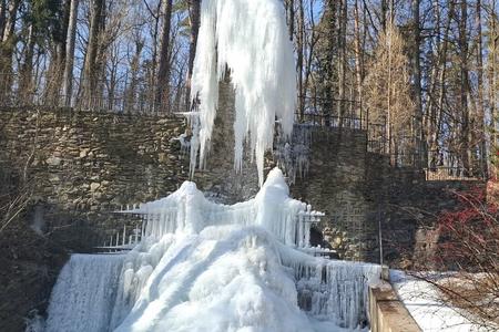 Icefall in Betliar park