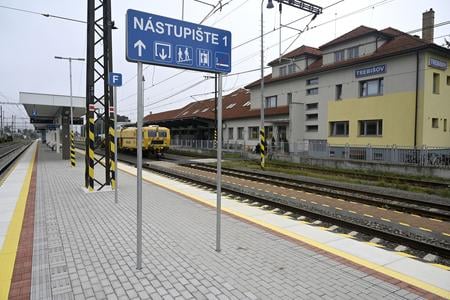 Trebišov railway station, eastern Slovakia