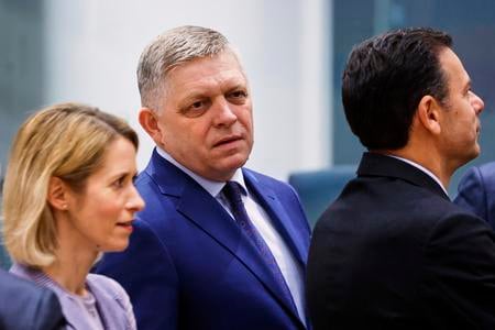 Premiér Robert Fico na samite v Bruseli.