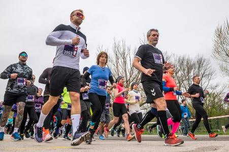 Runners at the Devín-Bratislava National Run.