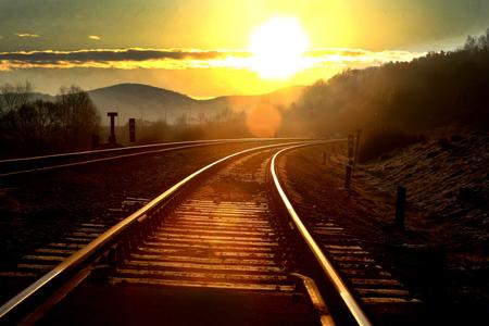 A Slovak railway track. 