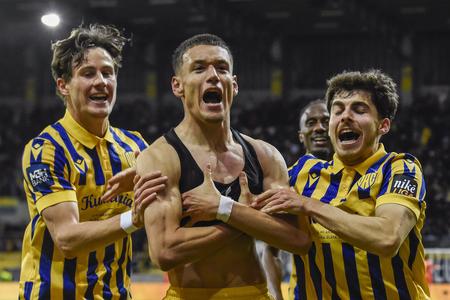 Damir Redžič strelil v závere zápasu gól, ktorým zabezpečil Dunajskej Strede víťazstvo 2:1.